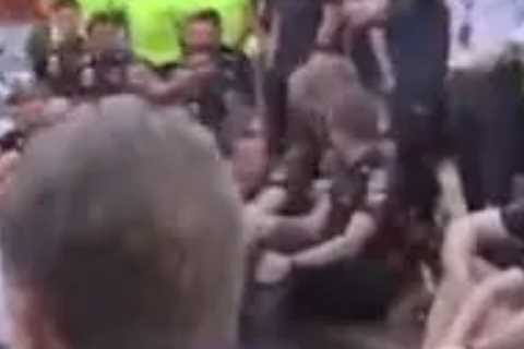 Watch hilarious moment Red Bull boss Christian Horner throws Sky Sports reporter into pool during Monaco GP celebrations