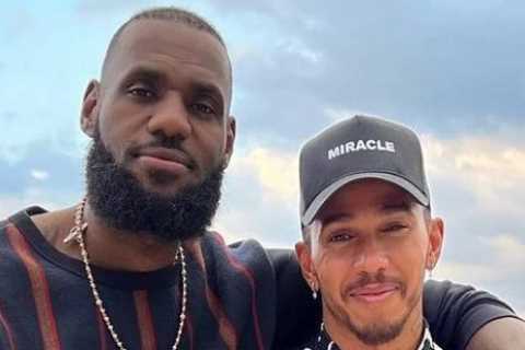 ‘Become legendary’ – Lewis Hamilton hangs out with NBA icon Lebron James after demanding Monaco GP talks with FIA