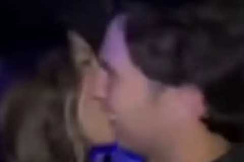 Watch Sergio Perez dance with mystery women at Monaco GP victory party as F1 driver issues grovelling apology to wife