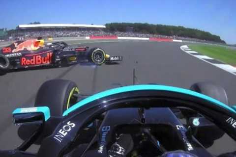 Max Verstappen MOCKED F1 rival Lewis Hamilton just moments after his 180mph crash at 2021 British Grand Prix