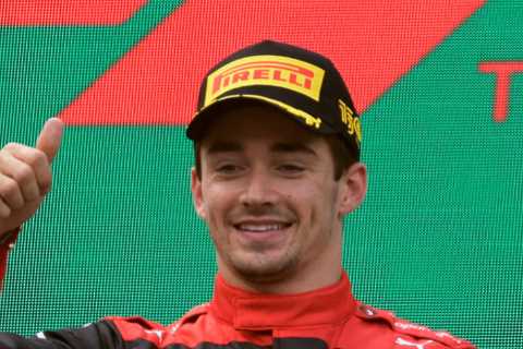 Leclerc wins dramatic Austrian GP ahead of Verstappen with Hamilton third after Sainz’s car bursts into flames