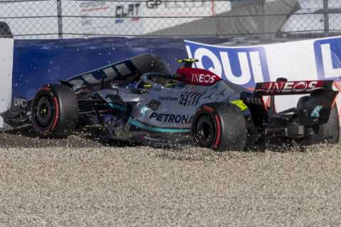 ‘It is mind-blowing’ – Lewis Hamilton fuming with Max Verstappen’s Orange Army fans after they cheered him crashing