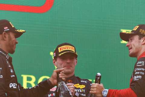 Max Verstappen begs F1 supporters to stop behaving ‘like football fans’ after rival Lewis Hamilton subjected to boos