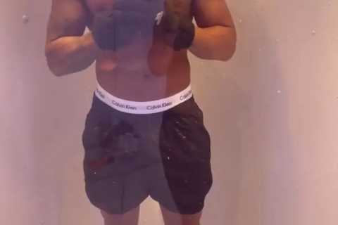 Lewis Hamilton dances in extreme -110C temperature as F1 star undergoes cryotherapy and is left with FROST on eyebrows