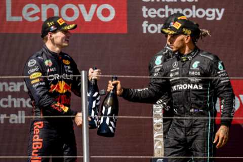 ‘It’s pretty smooth sailing for him’ – Lewis Hamilton predicts easy F1 title win for Red Bull rival Max Verstappen