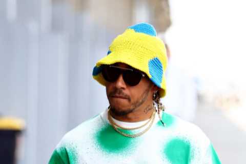 Lewis Hamilton arrives at Hungary Grand Prix wearing funky green and yellow polka-dot outfit as F1 season continues