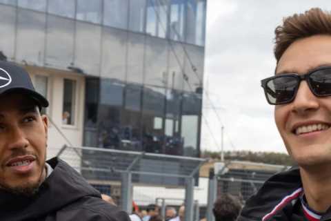 Lewis Hamilton’s Mercedes team-mate George Russell SLAMS Ferrari and Red Bull – accusing them of ‘pushing F1 rules’