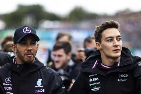 ‘He’s taking it easy’ – Lewis Hamilton slated for ‘not dusting off his right foot’ after struggling start to F1 season