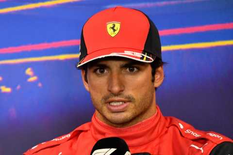 Carlos Sainz to start Belgian Grand Prix on pole despite NOT finishing fastest with Lewis Hamilton fourth on grid