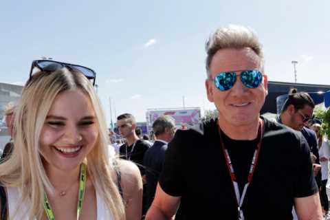 Gordon Ramsey, Sylvester Stallone and football legends watch on from star-studded crowd at Italian GP