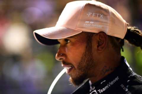 Lewis Hamilton has doctor’s note for nose stud and reveals piercing got INFECTED and he developed blister full of puss