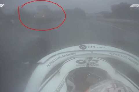 ‘Wtf. How’s this happened!?’ – Gasly narrowly avoids crash with TRACTOR with fury over chaotic F1 race in Japan