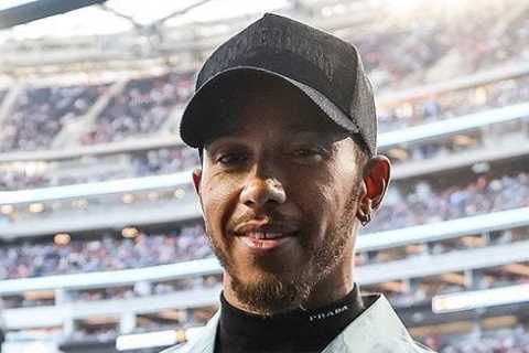 F1 star Lewis Hamilton cheers on his NFL team Denver Broncos for first time since becoming co-owner