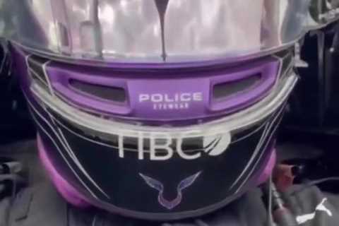 Watch Lewis Hamilton race a JET in his Mercedes F1 car as Brit prepares for US Grand Prix as season nears an end