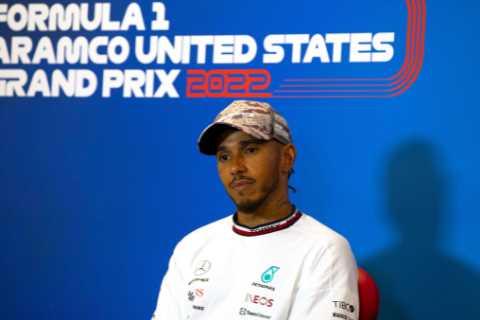 Lewis Hamilton apologises for not winning US Grand Prix after heartbreaking late overtake by rival Max Verstappen