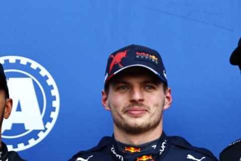 Max Verstappen on pole for F1 Mexican Grand Prix after torrid week as Lewis Hamilton starts third behind George Russell