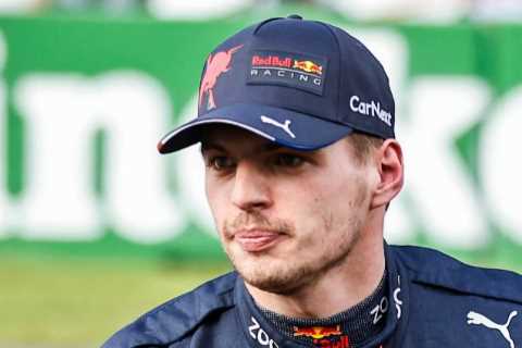 ‘No problem’ – Max Verstappen laughs off claims F1 rival Lewis Hamilton won’t even mention his name ahead of Mexico GP