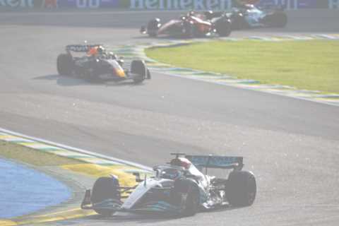 George Russell makes his first ever pole in F1 at Sao Paulo Grand Prix as Lewis Hamilton is investigated by stewards