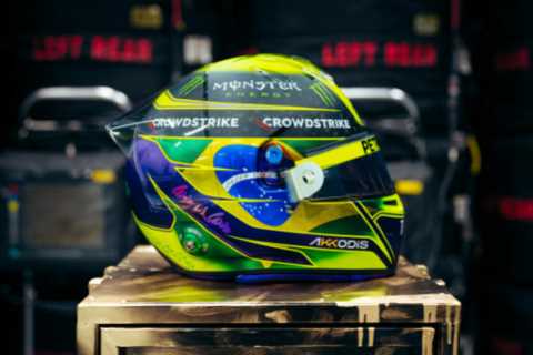 Lewis Hamilton to wear Brazilian-inspired helmet for Sao Paulo GP after Mercedes F1 star became honorary citizen