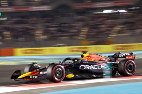 Max Verstappen takes pole position for Abu Dhabi GP a year after controversial F1 title win with Lewis Hamilton fifth