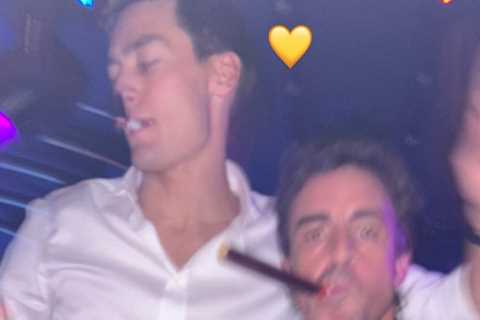 George Russell parties his way into 2023 with Lewis Hamilton’s great F1 rival Fernando Alonso at lavish Monaco bash