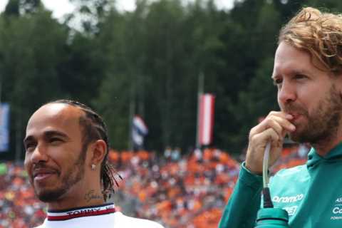 Lewis Hamilton ‘not in same class’ as Sebastian Vettel with Brit told he was way ahead in terms of F1 talent