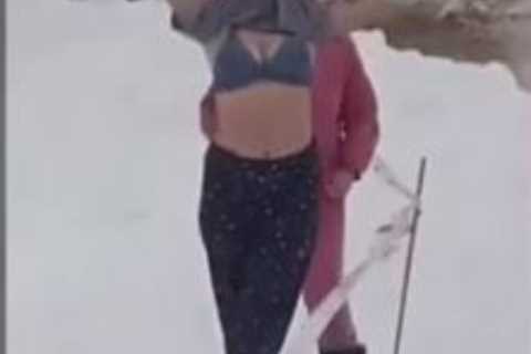 Incredible moment rally driver crashes after female fan flashes boobs during race as racer admits he was ‘distracted’