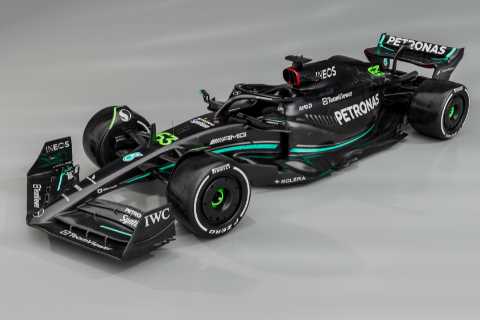 Mercedes fans convinced ‘we’re winning it all’ after Lewis Hamilton and George Russell’s F1 car is finally unveiled