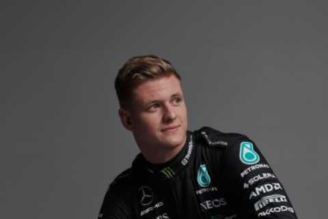 Fans spot Mick Schumacher’s touching tribute to his dad Michael on helmet at Mercedes car launch