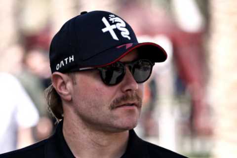 F1 star unveils new  unrecognisable ‘porn star’ look as fans go wild for mullet and moustache combo at Bahrain testing
