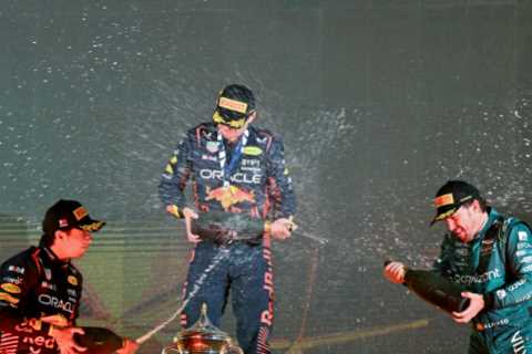 ‘Three Red Bulls on podium’ – Team chief questions legality of Aston Martin F1 car after Fernando Alonso’s third place
