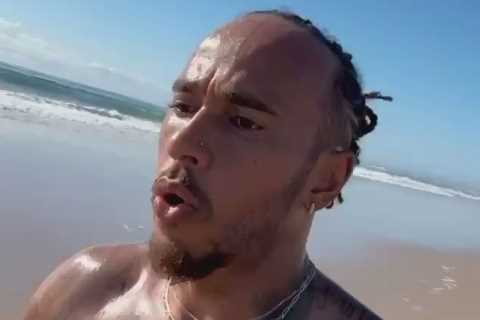 Lewis Hamilton admits ‘some days I feel like stopping’ but quells F1 retirement talk with beach run before Australia GP