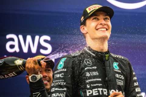 F1 star George Russell cheekily offered career change to new sport after home-town team ask him to come for a trial