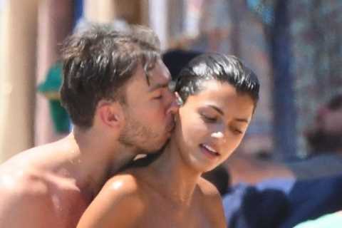 F1 star Pierre Gasly packs on the PDA with stunning Wag Francisca Cerqueira Gomes as pair frolic on beach