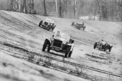 Inside abandoned racetrack that hosted first ever British Grand Prix but is left overgrown after being bombed during war
