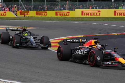 Max Verstappen storms to Belgian GP win but snaps at Red Bull engineer in heated exchange