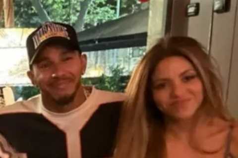 Shakira and Lewis Hamilton are  ‘something more than friends’ after ‘Ibiza meet up’ as pop star shares studio pic
