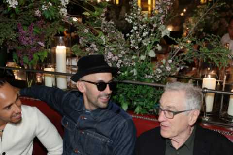 Lewis Hamilton enjoys dinner with Robert De Niro at Chanel bash as he nears new eye-watering Mercedes contract