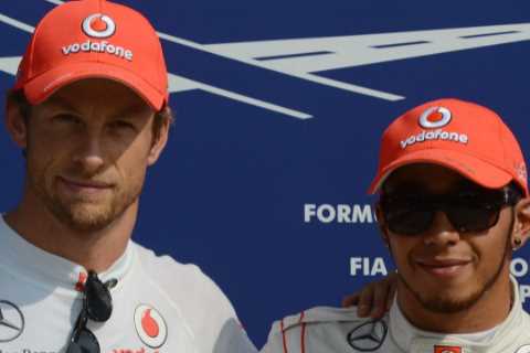 Jenson Button ‘doesn’t talk to Lewis Hamilton’ but says ex-team-mate now ‘more complete human’ than time together in F1