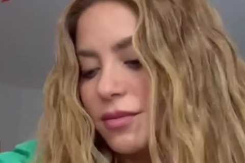 Shakira appears to hint at Lewis Hamilton dating rumours as she lip-syncs to rap about fast cars in racy bra dance clip