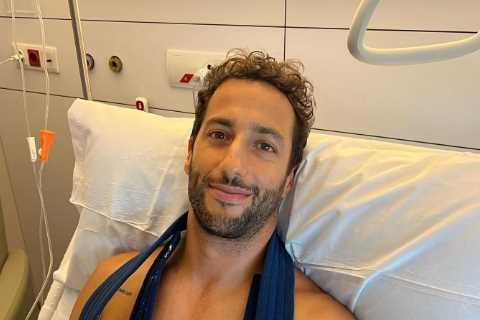 F1 star Daniel Ricciardo reveals grisly scar following hand surgery
