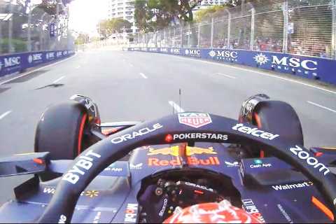 F1 fans in tears as 'Godzilla's kid' gets run over during Singapore GP practice