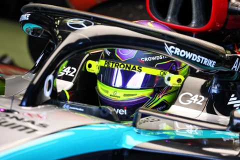 Lewis Hamilton's F1 Car Damaged in Practice Session