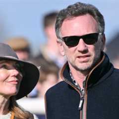 Christian Horner and Geri Halliwell Attend Point to Point Races Amid 'Sexting Scandal'