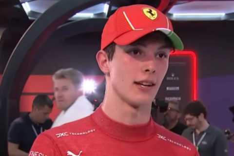 Brit F1 sensation Oliver Bearman in awkward moment calling rival 'so slow'
