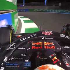 Red Bull's Latest Nightmare: Tsunoda Slams Into Wall, Saudi Session Halted
