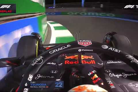 Red Bull's Latest Nightmare: Tsunoda Slams Into Wall, Saudi Session Halted