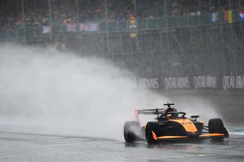Mother Nature Just Crashed the British GP Party (And Lewis Hamilton's Day Got Messy)
